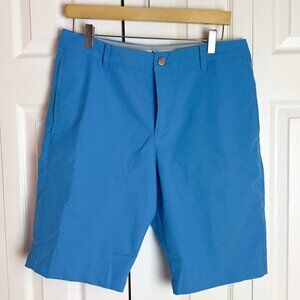 Puma Dry Cell Performance Mens Size 32 Aqua Blue Golf Shorts
